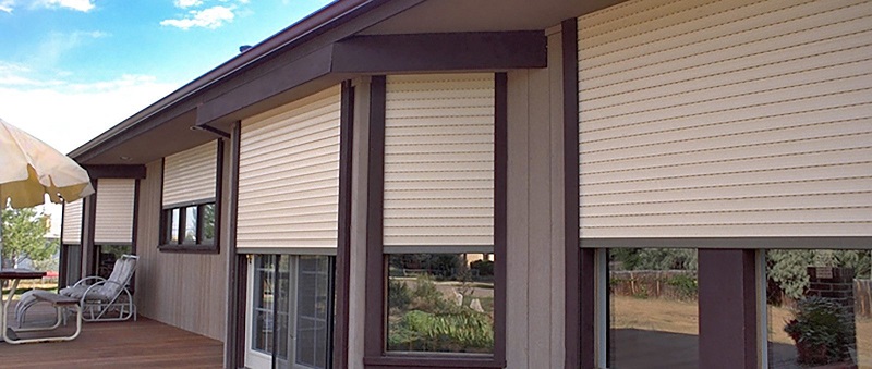 An Image Representing The Exterior Rolling Shutters.